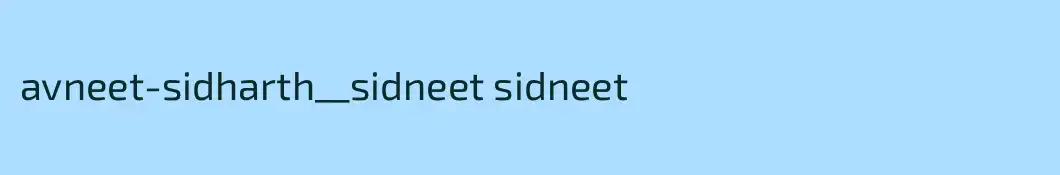 avneet-sidharth__sidneet sidneet